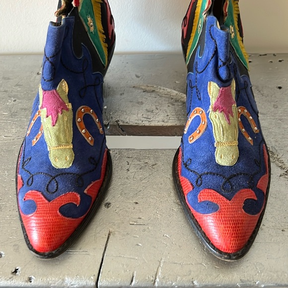 Vintage Cowboy Boots- Horses - Picture 10 of 17